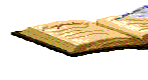a gif of a quill moving around over a book